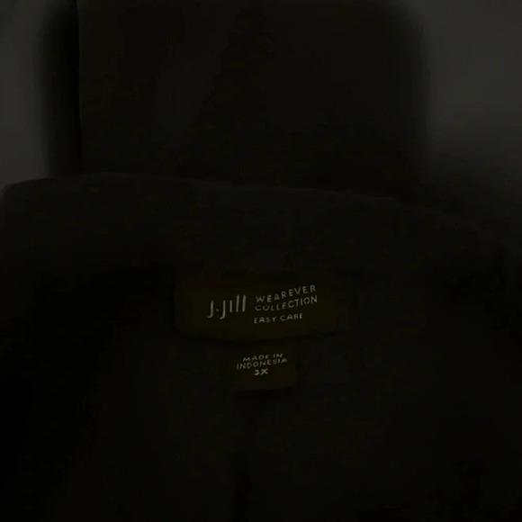 J.Jill Wearever Collection Easy Care Womens 3X Skirt Skort in Navy Blue EUC - Picture 3 of 6